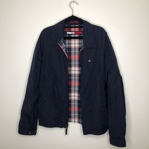 Tommy Hilfiger Blue Jacket with Plaid Interior